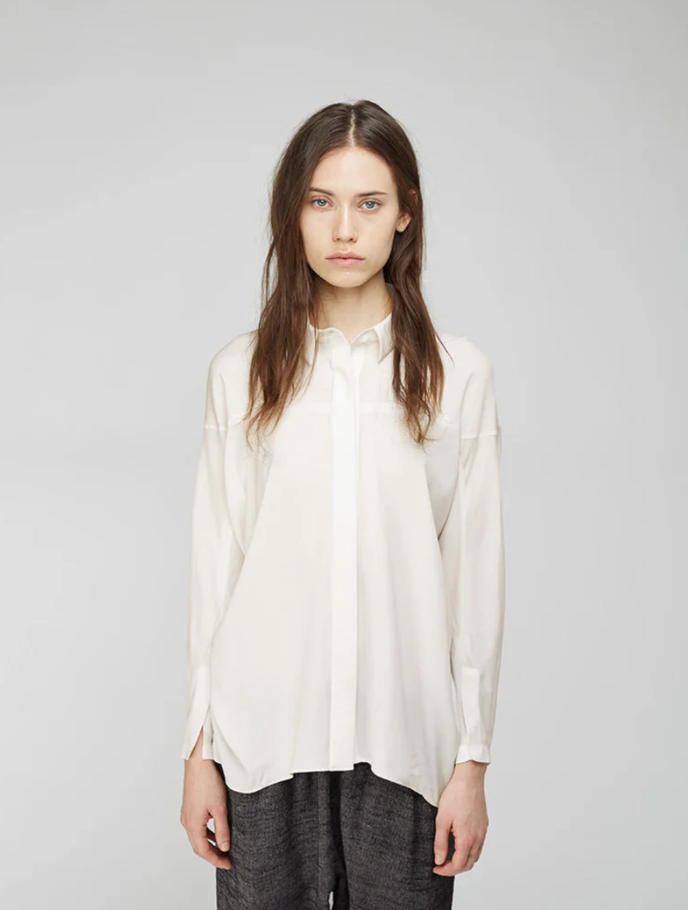 ZERO + MARIA CORNEJO Manu Silk Cocoon Shirt Blouse Top Farfetch YOOX 2 S $575